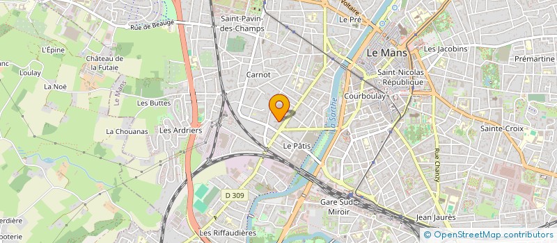 localisation de l'entreprise MONSIEUR PHILIPPE FANCHEU SIMO à LE MANS