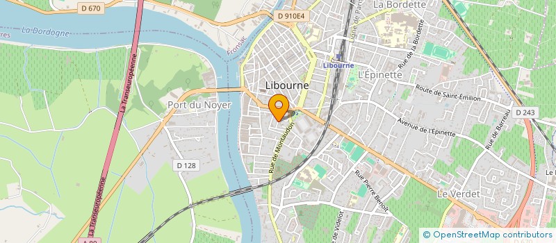 localisation de l'entreprise MONSIEUR PHILIPPE FANIEST  LIBOURNE