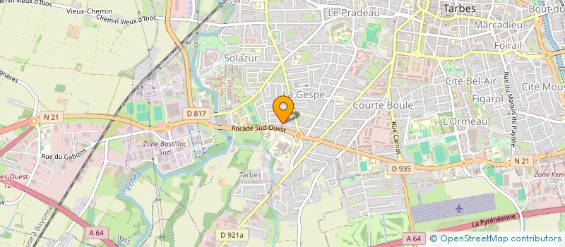 localisation de l'entreprise MONSIEUR PHILIPPE FARGE  TARBES