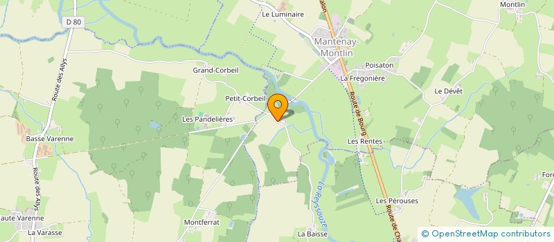 localisation de l'entreprise MONSIEUR PHILIPPE FARGEOT à MANTENAY-MONTLIN