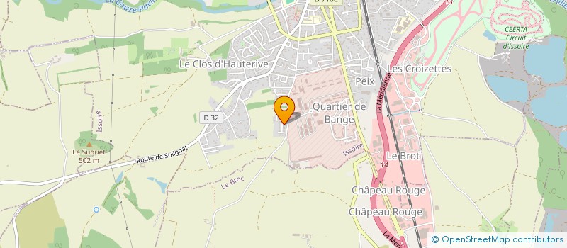 localisation de l'entreprise MONSIEUR PHILIPPE FARGETTE  SOLIGNAT