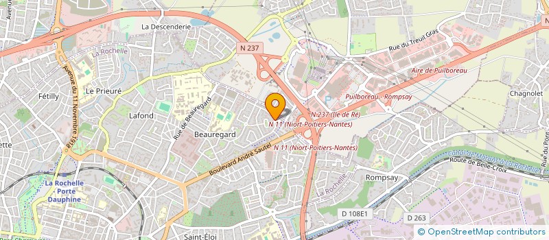 localisation de l'entreprise MONSIEUR PHILIPPE FAROY  LA ROCHELLE