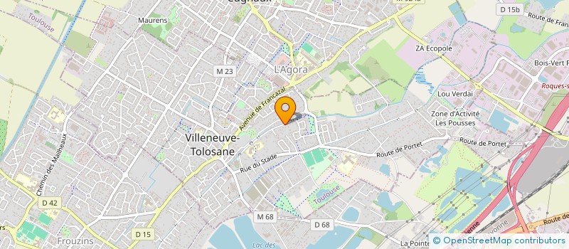 localisation de l'entreprise MONSIEUR PHILIPPE FASAN à VILLENEUVE-TOLOSANE
