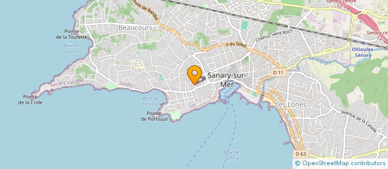 localisation de l'entreprise MONSIEUR PHILIPPE FAUCAMPRE-DUBOS à SANARY-SUR-MER