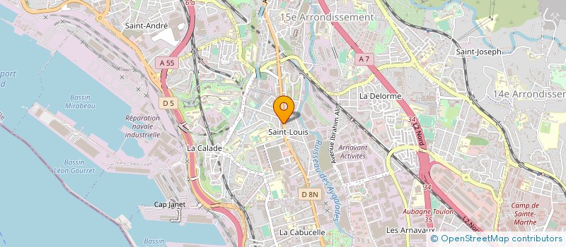 localisation de l'entreprise MONSIEUR PHILIPPE FAUCHER à MARSEILLE