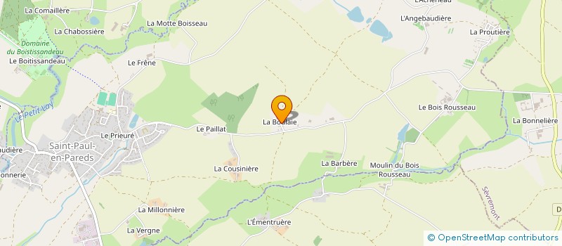 localisation de l'entreprise MONSIEUR PHILIPPE FAUCHEUX à SAINT-PAUL-EN-PAREDS