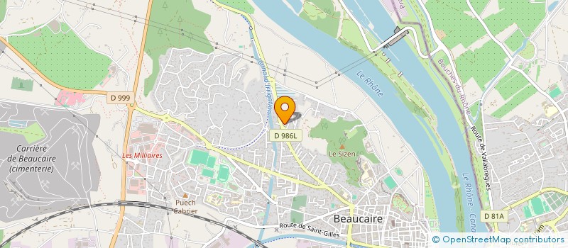 localisation de l'entreprise MONSIEUR PHILIPPE FAUCONNIER  BEAUCAIRE