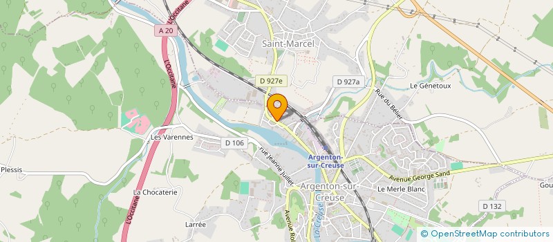 localisation de l'entreprise MONSIEUR PHILIPPE FAUDUET à ARGENTON-SUR-CREUSE