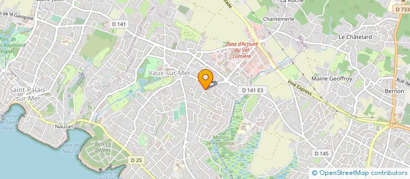 localisation de l'entreprise MONSIEUR PHILIPPE FAUP-PELOT  VAUX-SUR-MER