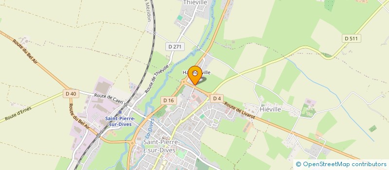 localisation de l'entreprise MONSIEUR PHILIPPE FAUQUETTE  SAINT-PIERRE-EN-AUGE