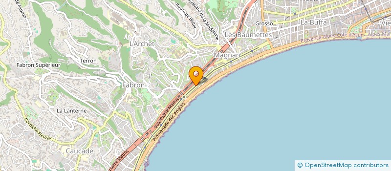 localisation de l'entreprise MONSIEUR PHILIPPE FAURE à NICE