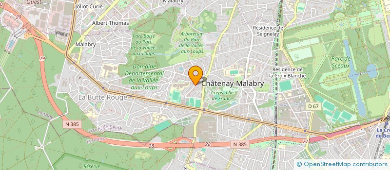 localisation de l'entreprise MONSIEUR PHILIPPE FAUVEL  CHATENAY-MALABRY