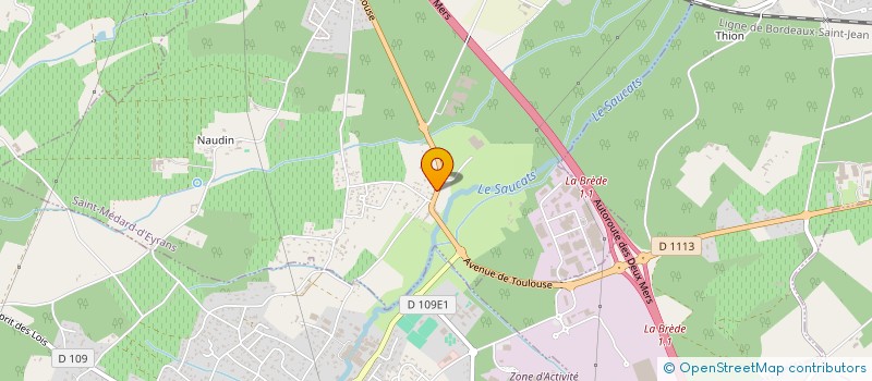 localisation de l'entreprise MONSIEUR PHILIPPE FAUVEL  SAINT MEDARD D EYRANS