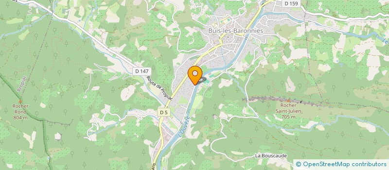 localisation de l'entreprise MONSIEUR PHILIPPE FAVEAUX  BUIS-LES-BARONNIES