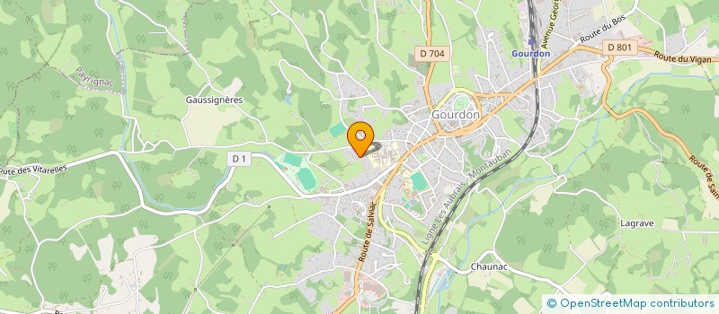 localisation de l'entreprise MONSIEUR PHILIPPE FAVEY  GOURDON