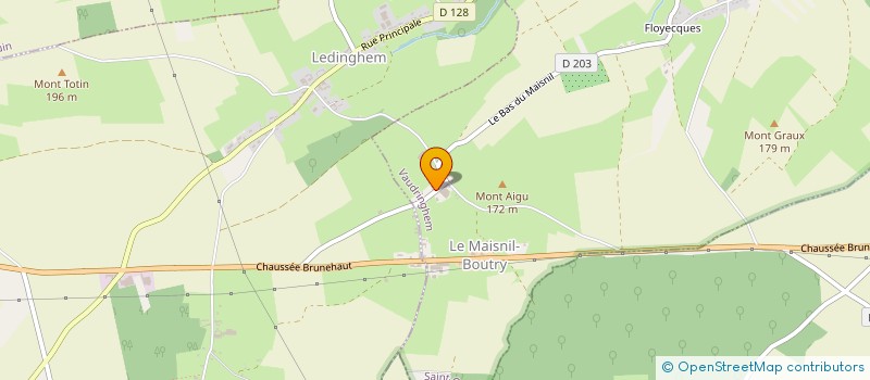 localisation de l'entreprise MONSIEUR PHILIPPE FAYEULLE  VAUDRINGHEM