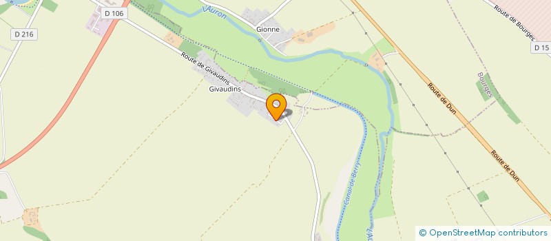 localisation de l'entreprise MONSIEUR PHILIPPE FAYOLLE  PLAIMPIED-GIVAUDINS