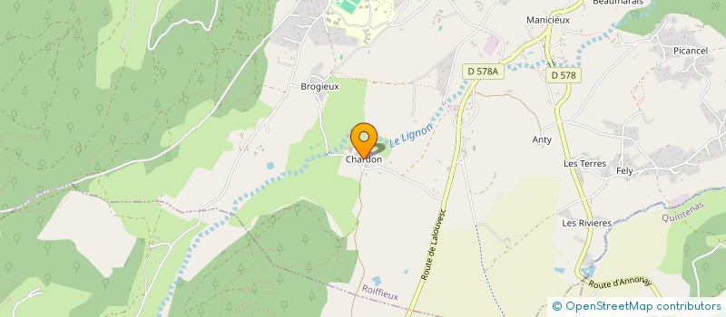 localisation de l'entreprise MONSIEUR PHILIPPE FEASSON  ROIFFIEUX