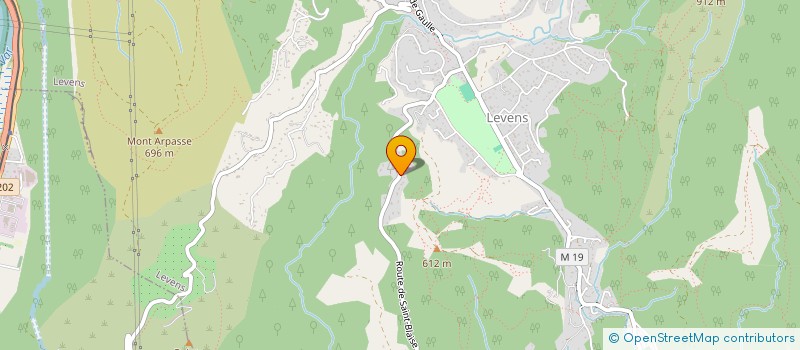 localisation de l'entreprise MONSIEUR PHILIPPE FEDELE  LEVENS