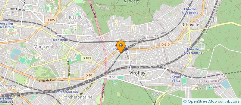 localisation de l'entreprise MONSIEUR PHILIPPE FELICITE  VIROFLAY