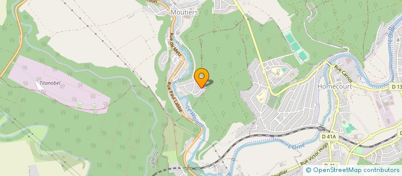 localisation de l'entreprise MONSIEUR PHILIPPE FELIKSAK  MOUTIERS