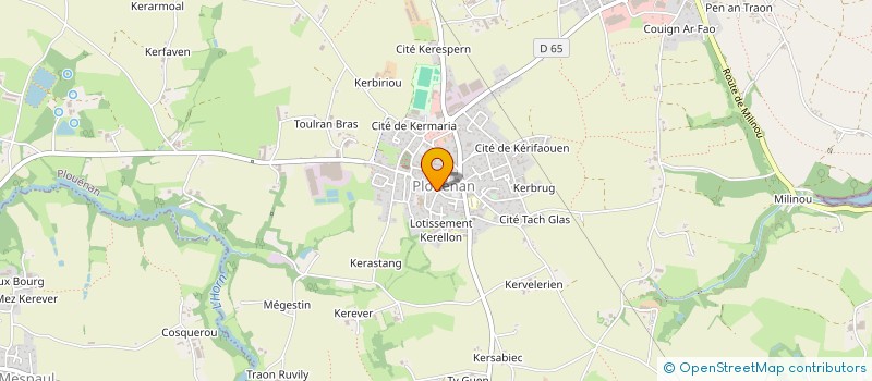 localisation de l'entreprise MONSIEUR PHILIPPE FER  PLOUENAN