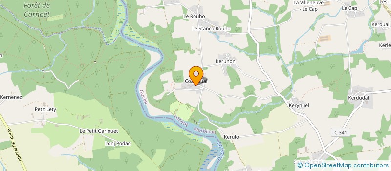 localisation de l'entreprise MONSIEUR PHILIPPE FERERE  PONTIVY