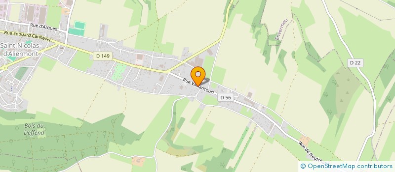 localisation de l'entreprise MONSIEUR PHILIPPE FERET  SAINT-NICOLAS-D'ALIERMONT