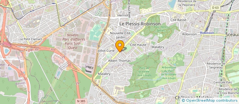 localisation de l'entreprise MONSIEUR PHILIPPE FERMENT à LE PLESSIS-ROBINSON