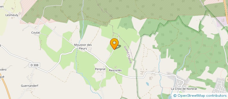 localisation de l'entreprise MONSIEUR PHILIPPE FERNANDEZ  GRAND-CHAMP