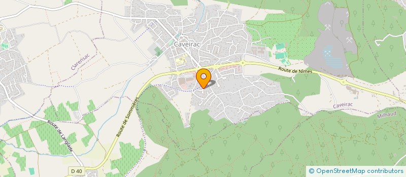 localisation de l'entreprise MONSIEUR PHILIPPE FERNANDEZ  CAVEIRAC