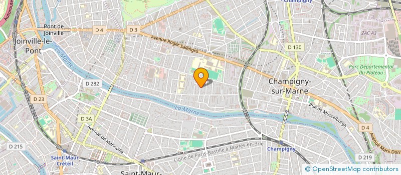 localisation de l'entreprise MONSIEUR PHILIPPE FERREIRA à CHAMPIGNY-SUR-MARNE