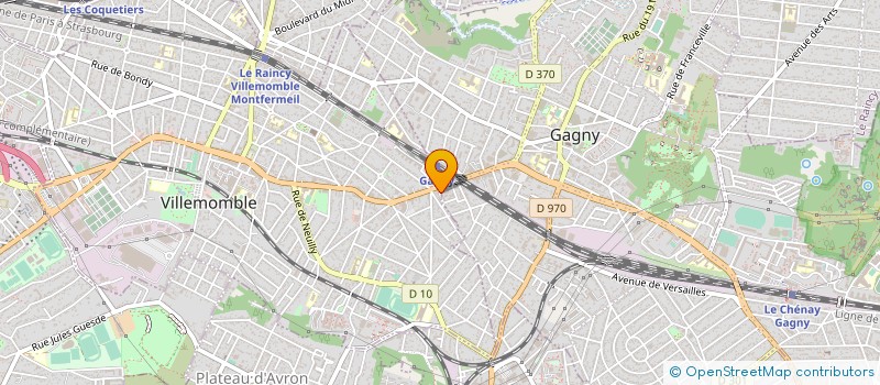 localisation de l'entreprise MONSIEUR PHILIPPE FERREIRA  VILLEMOMBLE