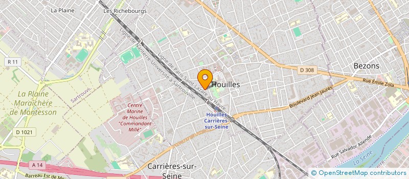 localisation de l'entreprise MONSIEUR PHILIPPE FERREIRA  CORMEILLES-EN-PARISIS