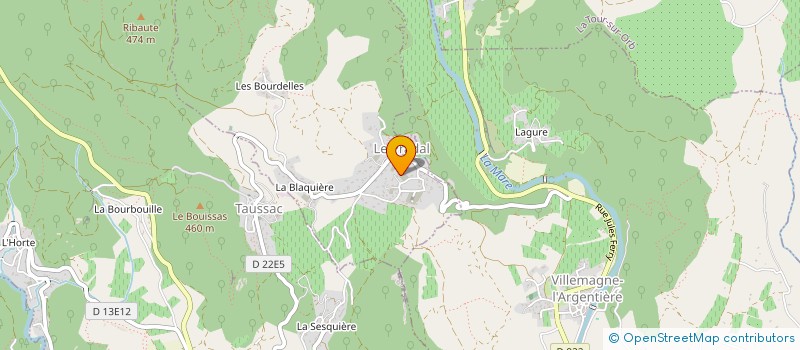 localisation de l'entreprise MONSIEUR PHILIPPE FERREIRINHA  LE PRADAL