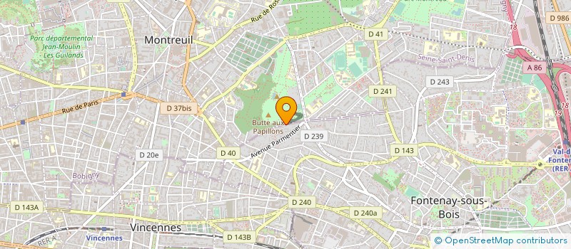 localisation de l'entreprise MONSIEUR PHILIPPE FERRINI à FONTENAY SOUS BOIS