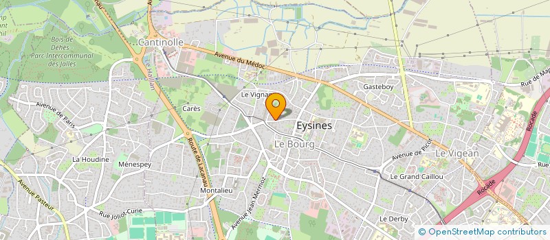 localisation de l'entreprise MONSIEUR PHILIPPE FERRO à EYSINES