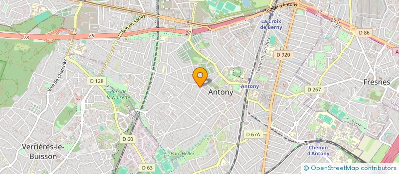 localisation de l'entreprise MONSIEUR PHILIPPE FERSNET à ANTONY