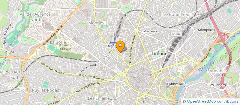 localisation de l'entreprise MONSIEUR PHILIPPE FERY à LIMOGES