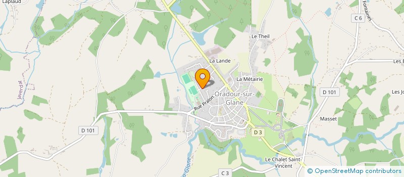 localisation de l'entreprise MONSIEUR PHILIPPE FESTOC à ORADOUR-SUR-GLANE