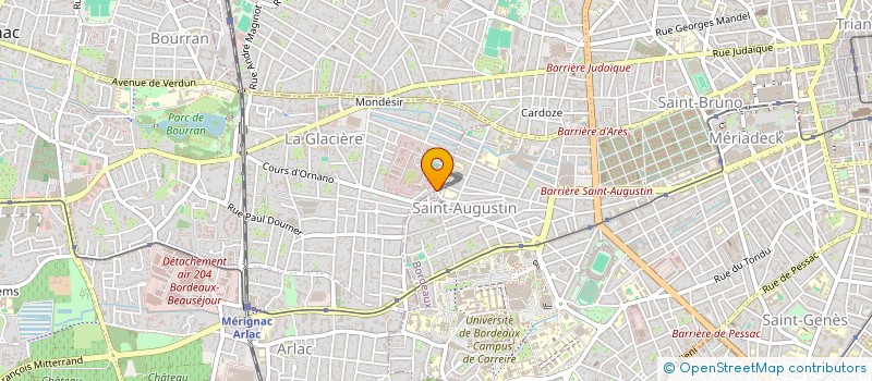 localisation de l'entreprise MONSIEUR PHILIPPE FEUILLET  MERIGNAC