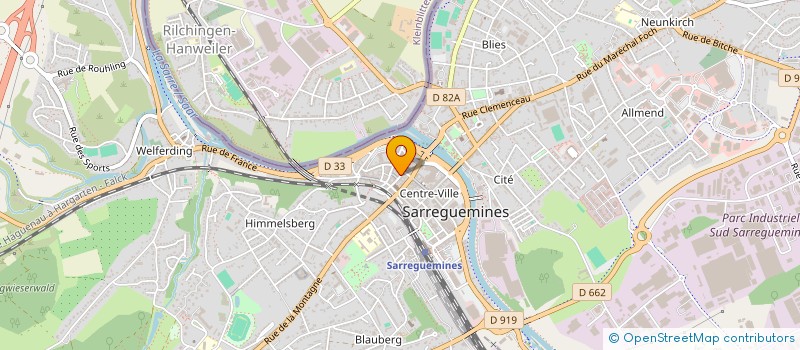 localisation de l'entreprise MONSIEUR PHILIPPE FIACRE  WLFLING-LES-SARREGUEMINES