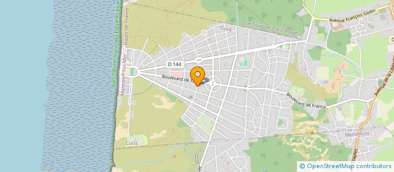 localisation de l'entreprise MONSIEUR PHILIPPE FICHEUX  CUCQ