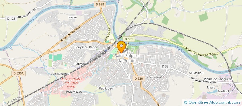 localisation de l'entreprise MONSIEUR PHILIPPE FILERI  SAINT-SULPICE-LA-POINTE