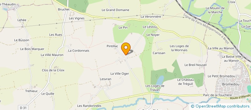 localisation de l'entreprise MONSIEUR PHILIPPE FILLAUT  IFFENDIC