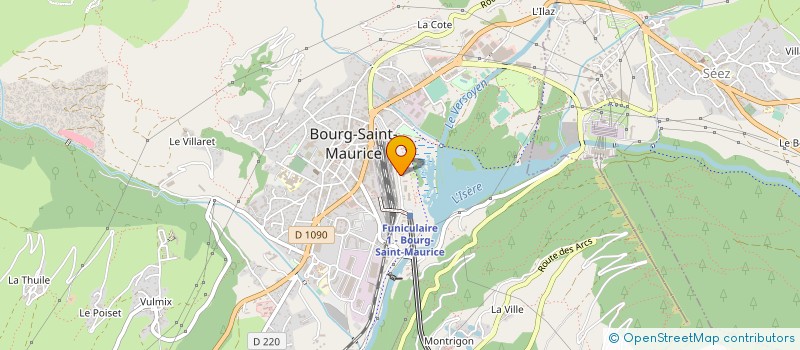 localisation de l'entreprise MONSIEUR PHILIPPE FILLIETROZ à BOURG-SAINT-MAURICE