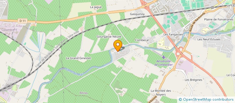 localisation de l'entreprise MONSIEUR PHILIPPE FILLOUX  BEZIERS