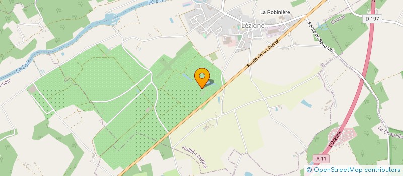 localisation de l'entreprise MONSIEUR PHILIPPE FILOLEAU  HUILLE-LEZIGNE