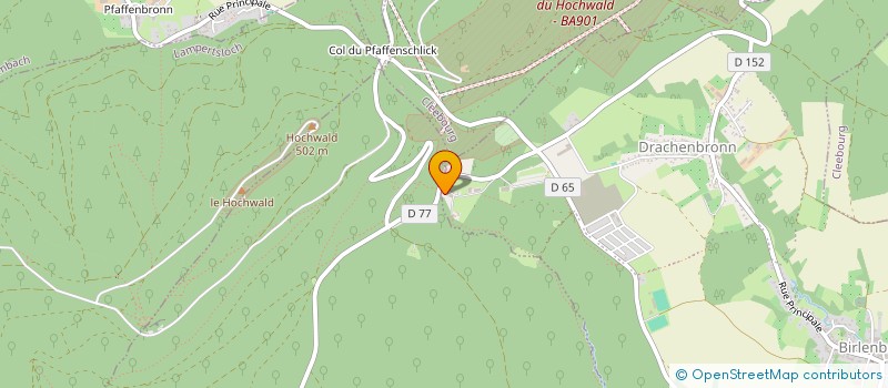 localisation de l'entreprise MONSIEUR PHILIPPE FINCK  DRACHENBRONN-BIRLENBACH