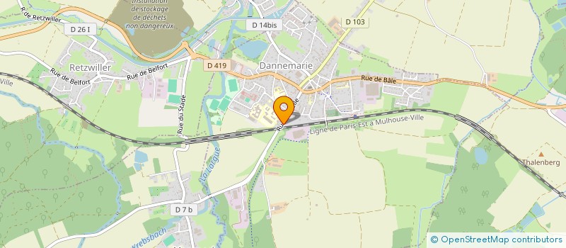 localisation de l'entreprise MONSIEUR PHILIPPE FINCK  HAGENBACH